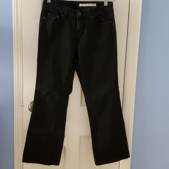 DKNY SOHO JEAN BLACK BOOTCUT SIZE 8P PETITE - Picture 6 of 7